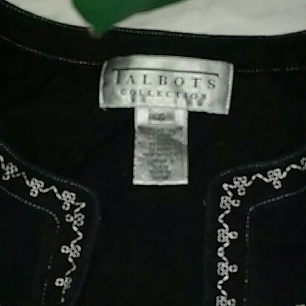 Talbot's Collection lightweight  Cardigan Sweater - Picture 3 of 7